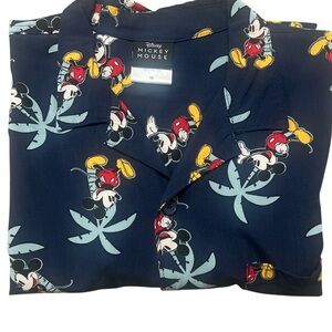 Disney Mickey Mouse Navy Casual Shirt